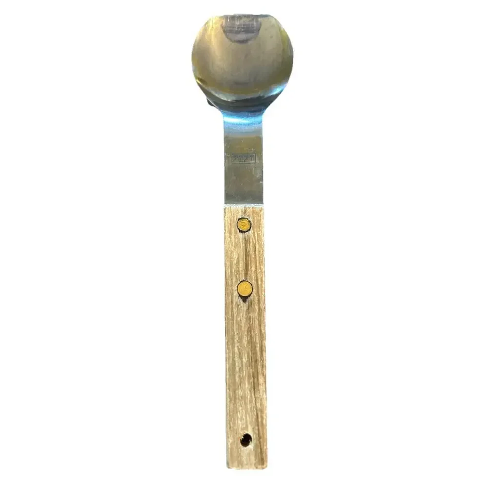 Vtg 1960s Vernco Ice Cream‎ Scoop Spoon Stainless Steel Wood Handle 9.75” Japan